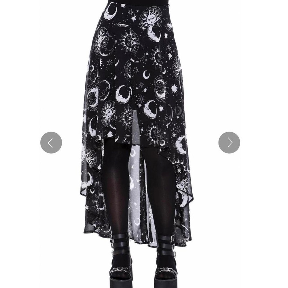 ☀️Killstar Astral Light High Low Maxi Skirt